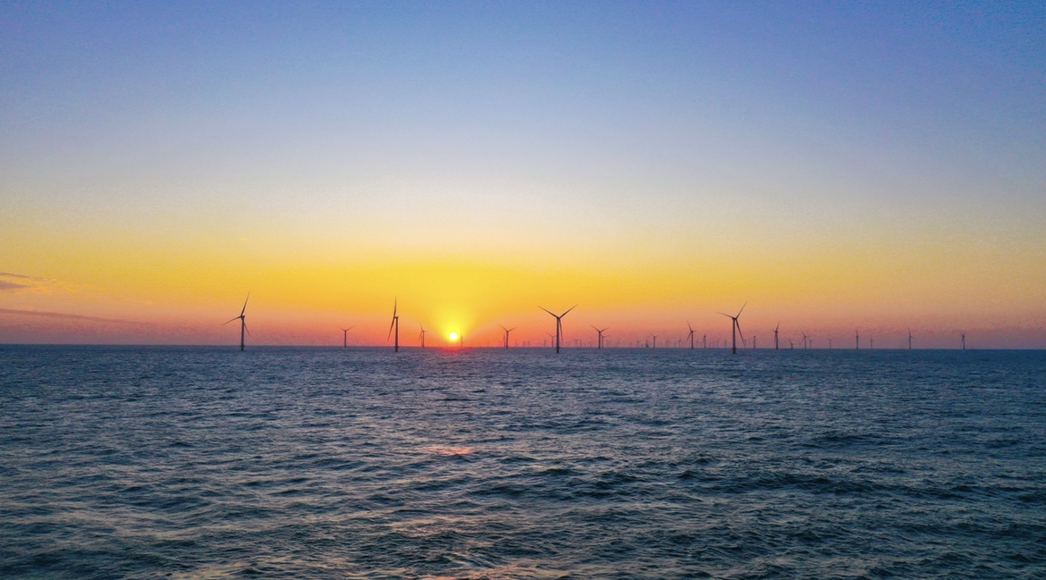 揭阳神泉二海上风电场。受访者供图